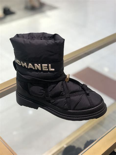 chanel winter snow boots